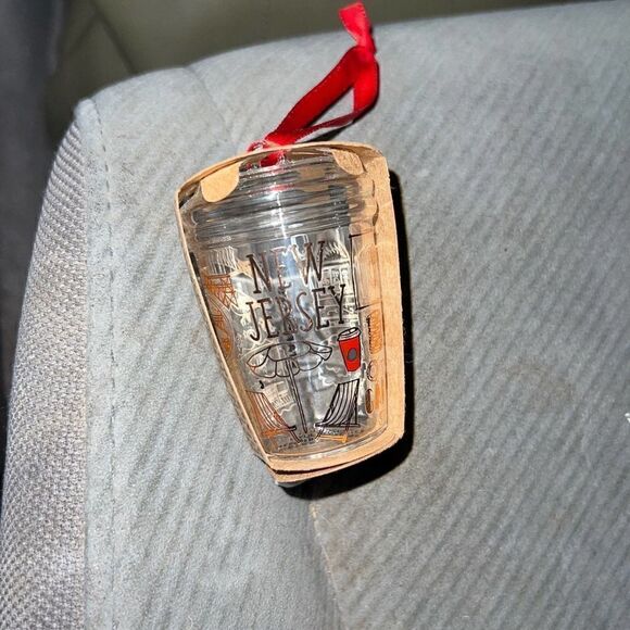 STARBUCKS BEEN THERE SERIES - NEW JERSEY - 2021 GLASS ORNAMENT - HTF! RARE - Picture 6 of 8